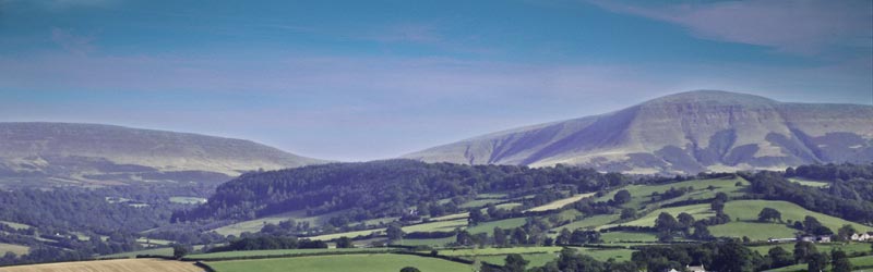 BlackMountains with brecon beacons