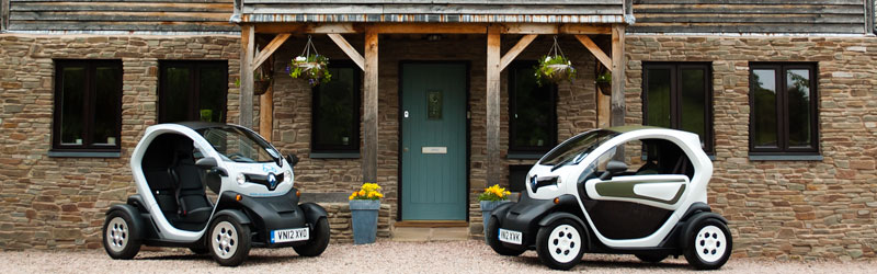 renault twizy hire in brecon beacons