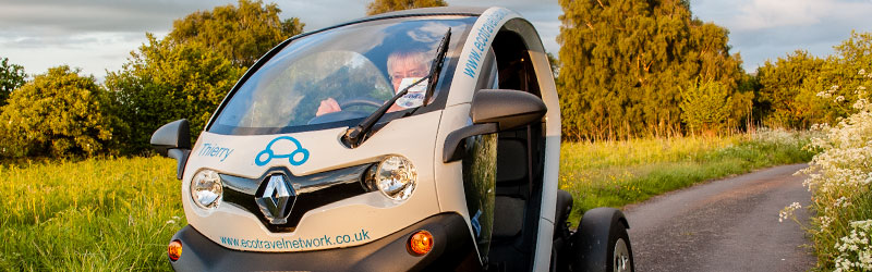 twizy tours in wales - hire a twizy