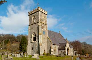 St Meiliog church Llowes